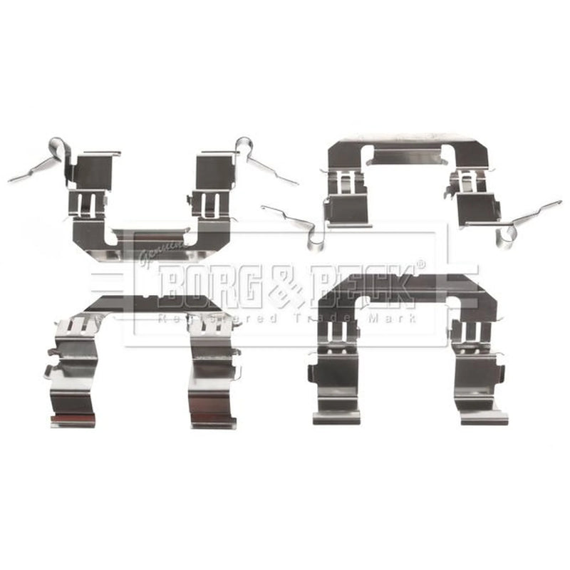 Borg & Beck Brake Pad Accessory Fitting Kit Front BBK1244