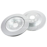 Borg & Beck 2 x Vented Rear Brake Discs BBD6358