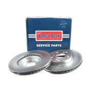 Borg & Beck 2 x Vented Front Brake Discs BBD4660