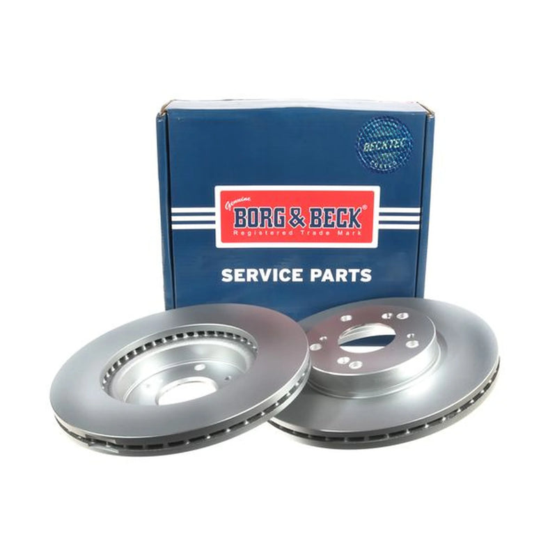 Borg & Beck 2 x Vented Front Brake Discs BBD4660