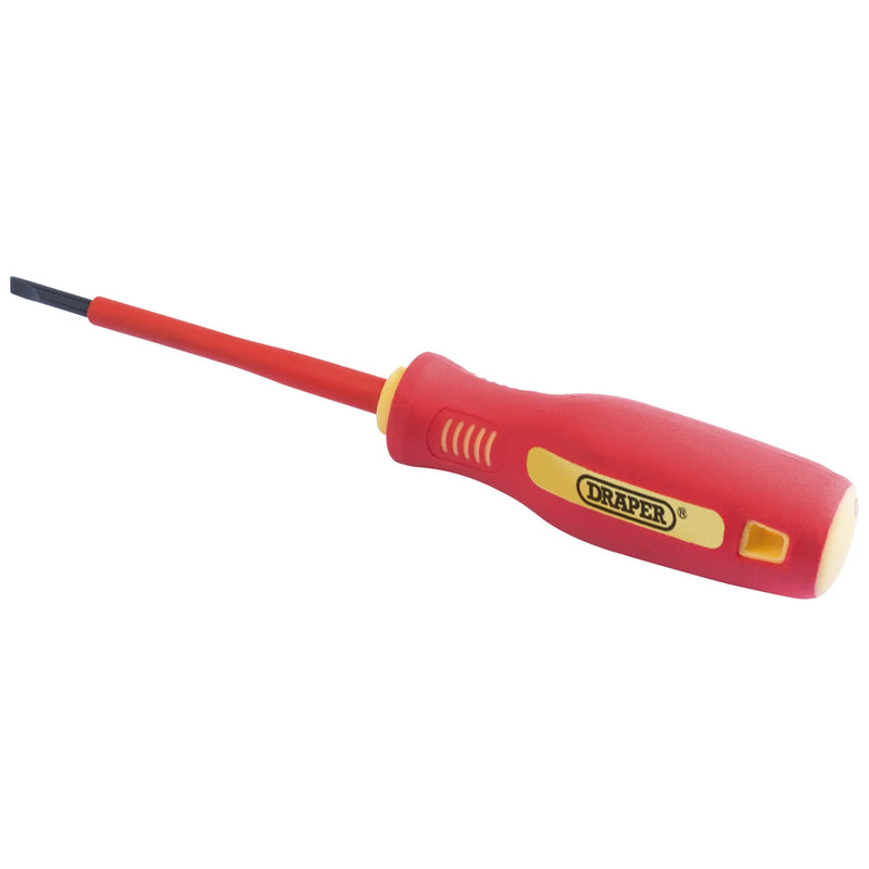 Draper Fully Insulated Plain Slot Screwdriver 2.5 x 75mm