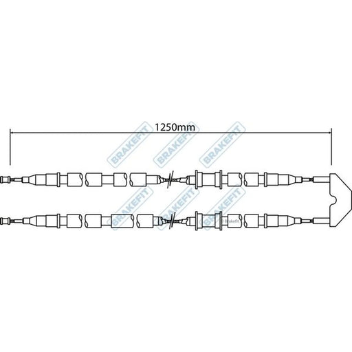 Apec Handbrake Cable Centre BBC3451