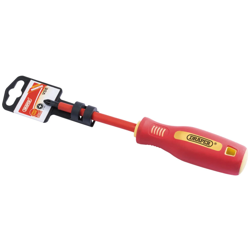 Draper Fully Insulated Soft Grip Cross Slot Screwdriver - Multi Size