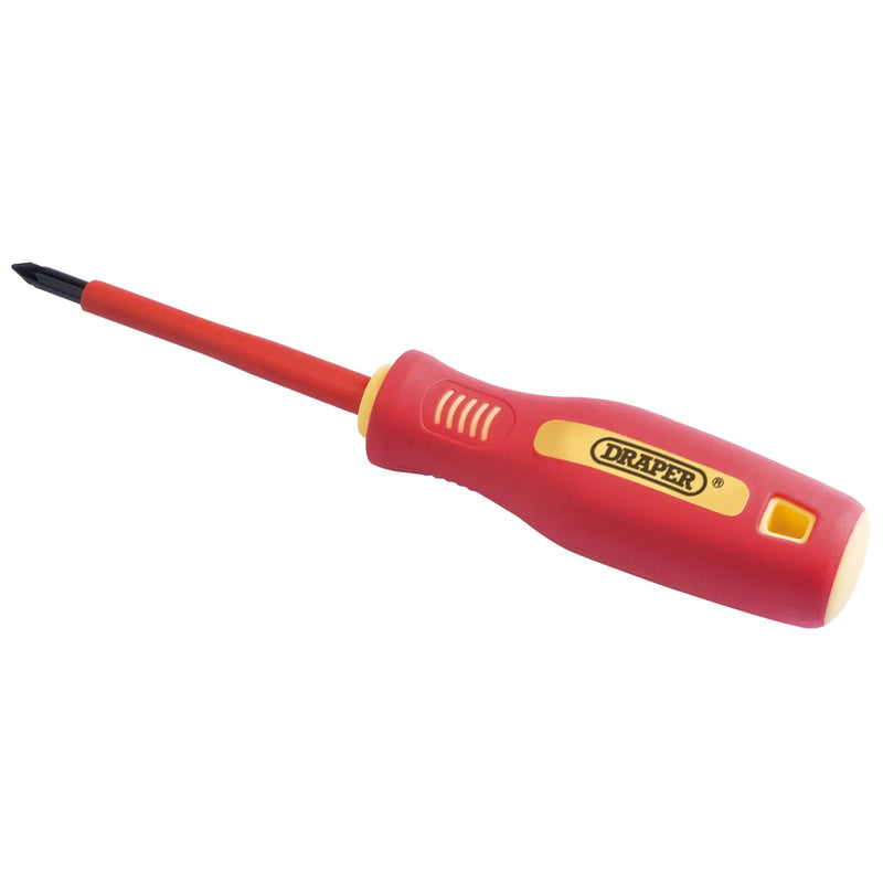 Draper Fully Insulated Soft Grip Cross Slot Screwdriver - Multi Size