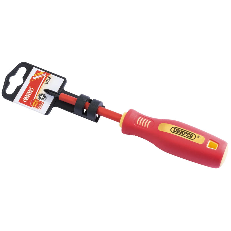 Draper Fully Insulated Soft Grip PZ Type Screwdriver - Multi Size Set