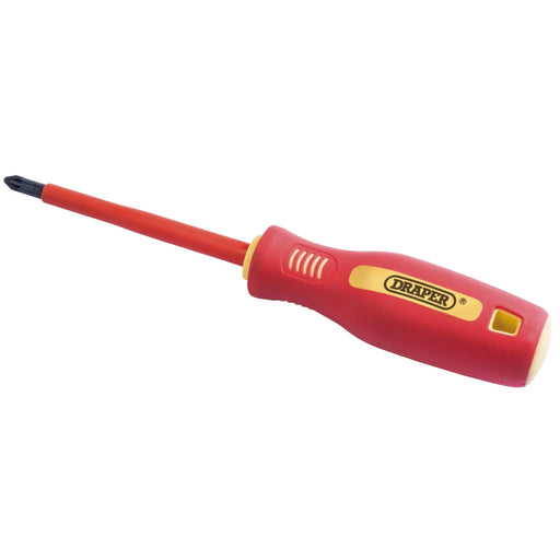 Draper Screwdriver No.2 PZ Type 100mm Fully Insulated