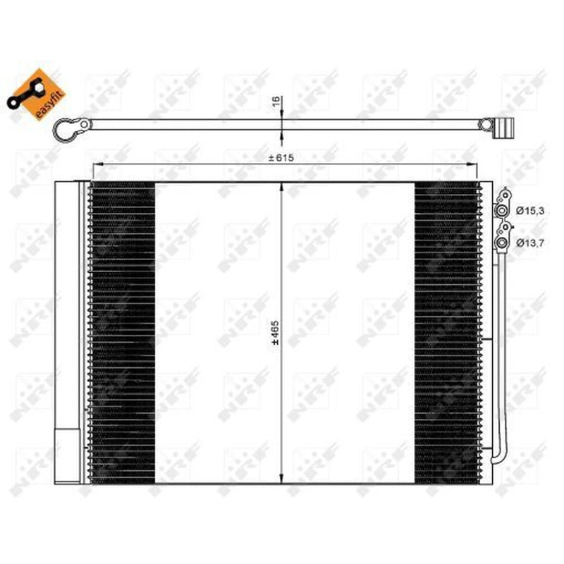 NRF Air Conditioning Condenser 350033