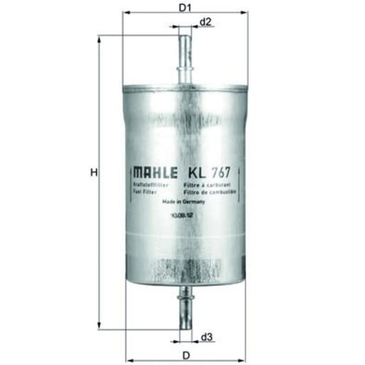Mahle Fuel Filter Element KL 767