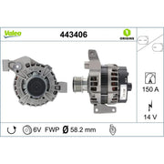 Valeo Car Alternator 12V 443406