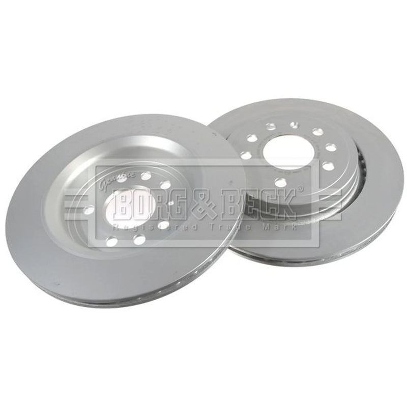 Borg & Beck 2 x Vented Rear Brake Discs BBD4396