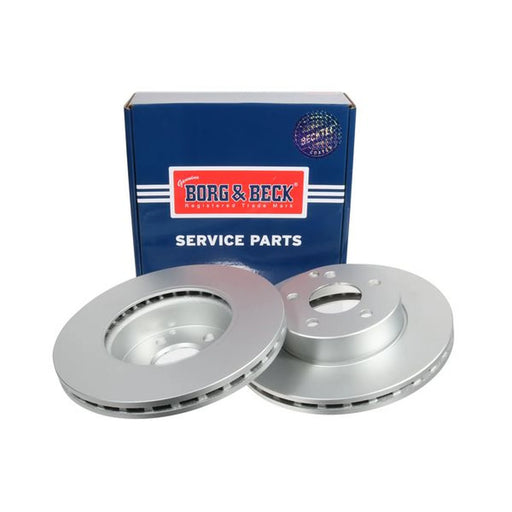 Borg & Beck 2 x Vented Front Brake Discs BBD4721