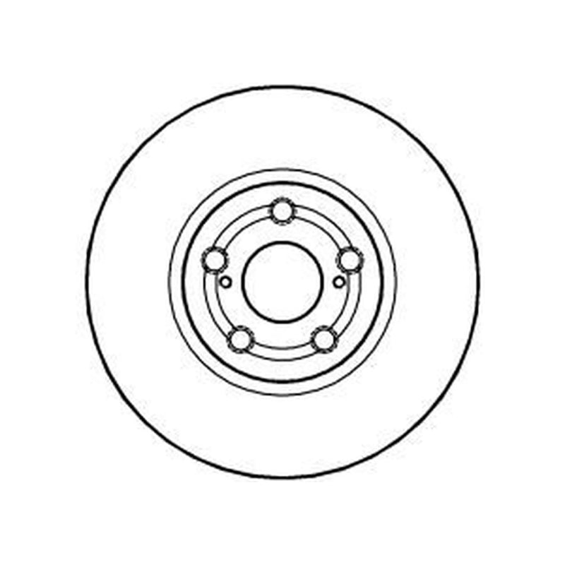Abtex 2 x Vented Front Brake Discs BD1217V