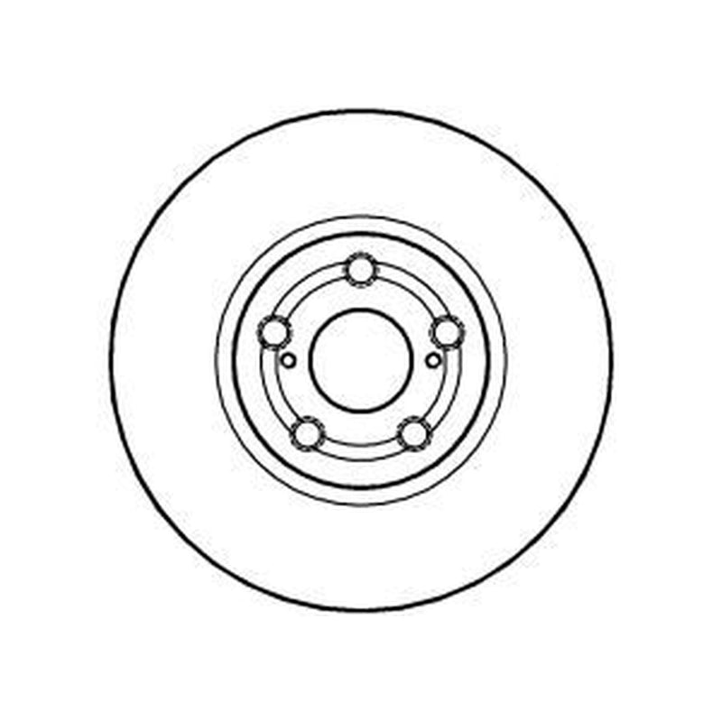 Abtex 2 x Vented Front Brake Discs BD1217V