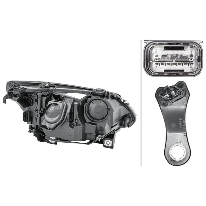 Hella Headlight Headlamp H7/H7 Left 1LL 009 449-031