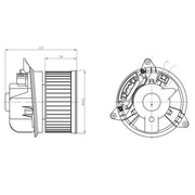 NRF Heater Blower Fan 34271
