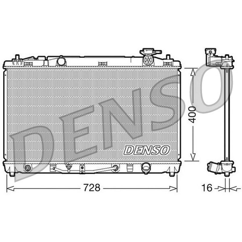 Denso Engine Radiator DRM50042