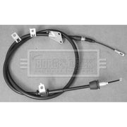 Borg & Beck Handbrake Cable Left Rear BKB3667