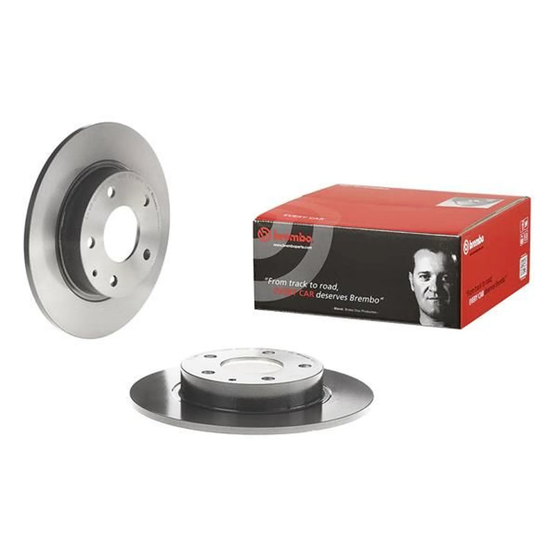 Brembo 2 x Solid Rear Brake Discs 08.C653.11