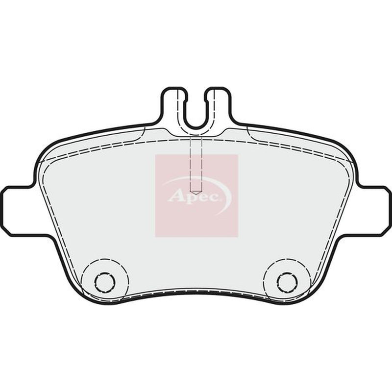 Apec Rear Brake Pad Set PAD1851