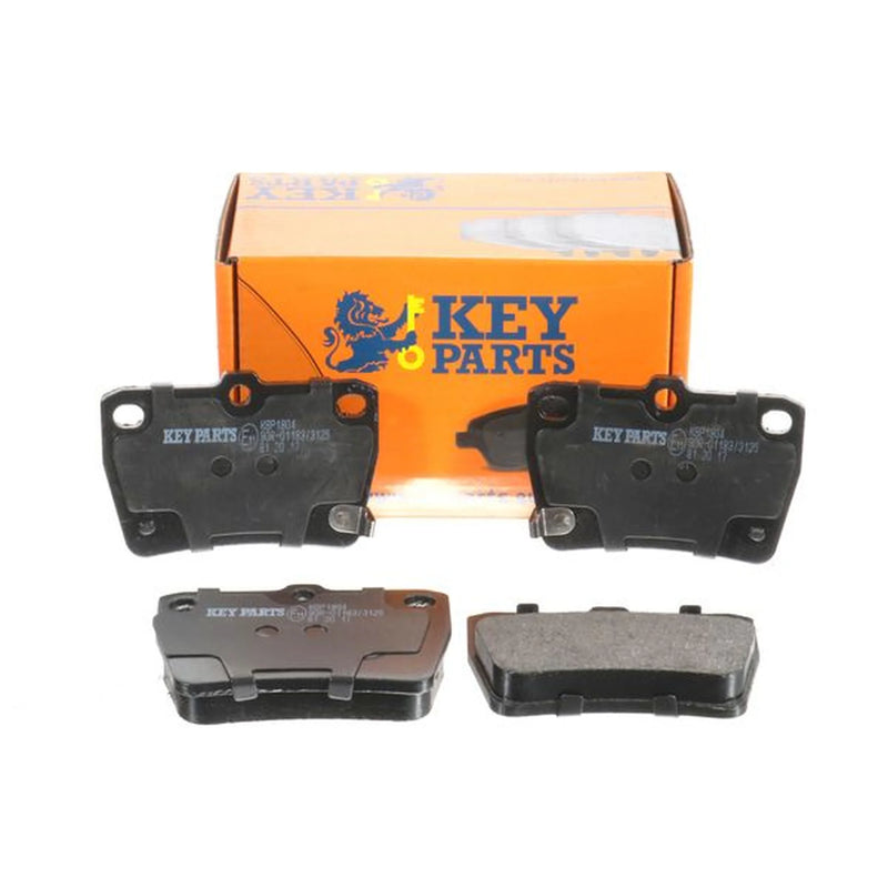 Key Parts 4 x Rear Brake Pad Set KBP1804