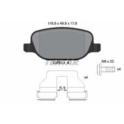 Textar Rear Brake Pad Set 2376001