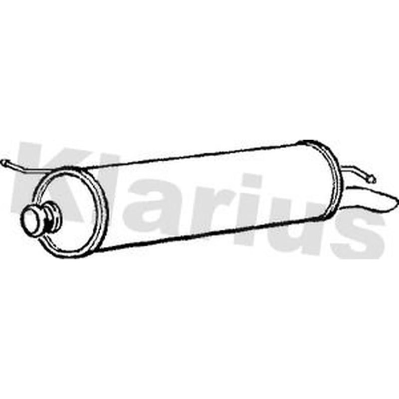 Klarius Box With Tail Pipe Rear CN521B