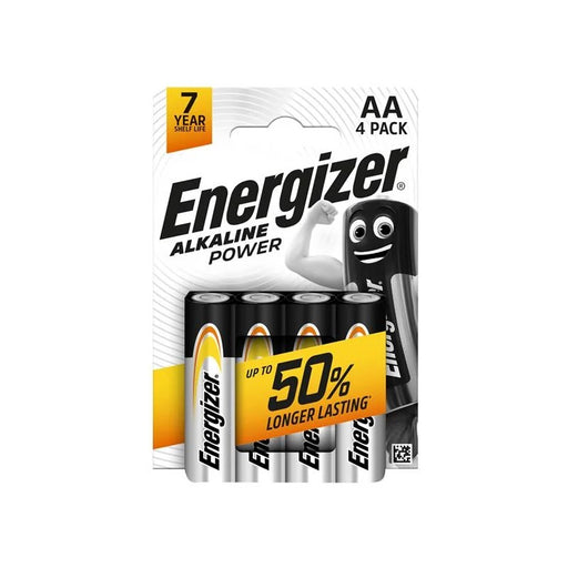 Energizer® AA Cell Alkaline Power Batteries (Pack 4) - S8992