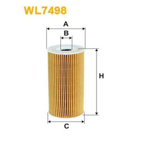 WIX Engine Oil Filter WL7498