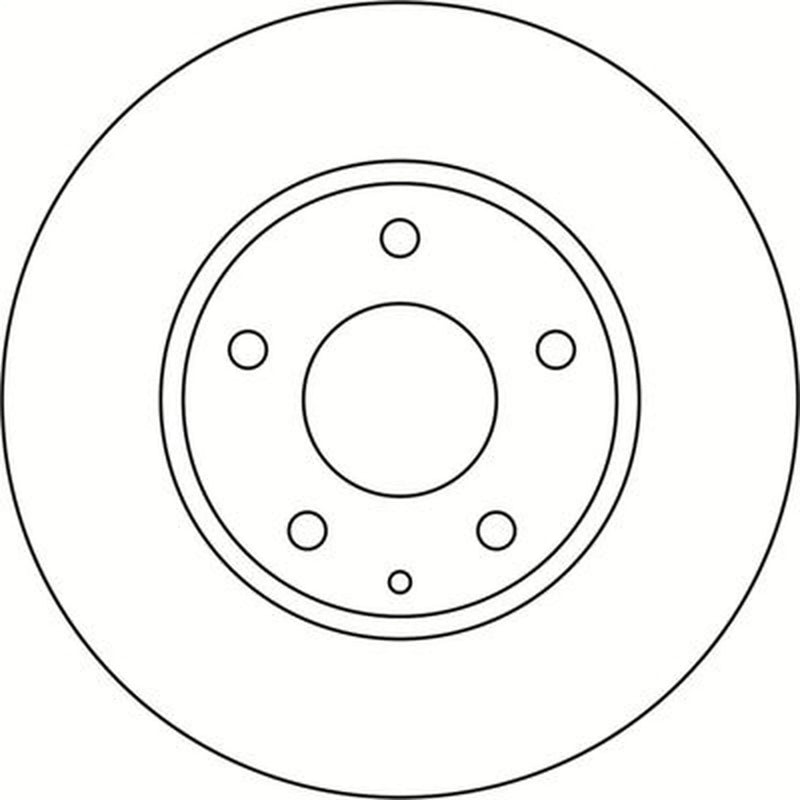 Abtex 2 x Vented Rear Brake Discs BD1949S