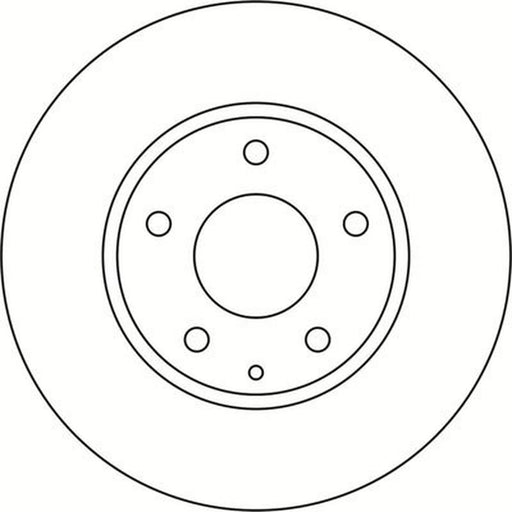 Abtex 2 x Vented Rear Brake Discs BD1949S