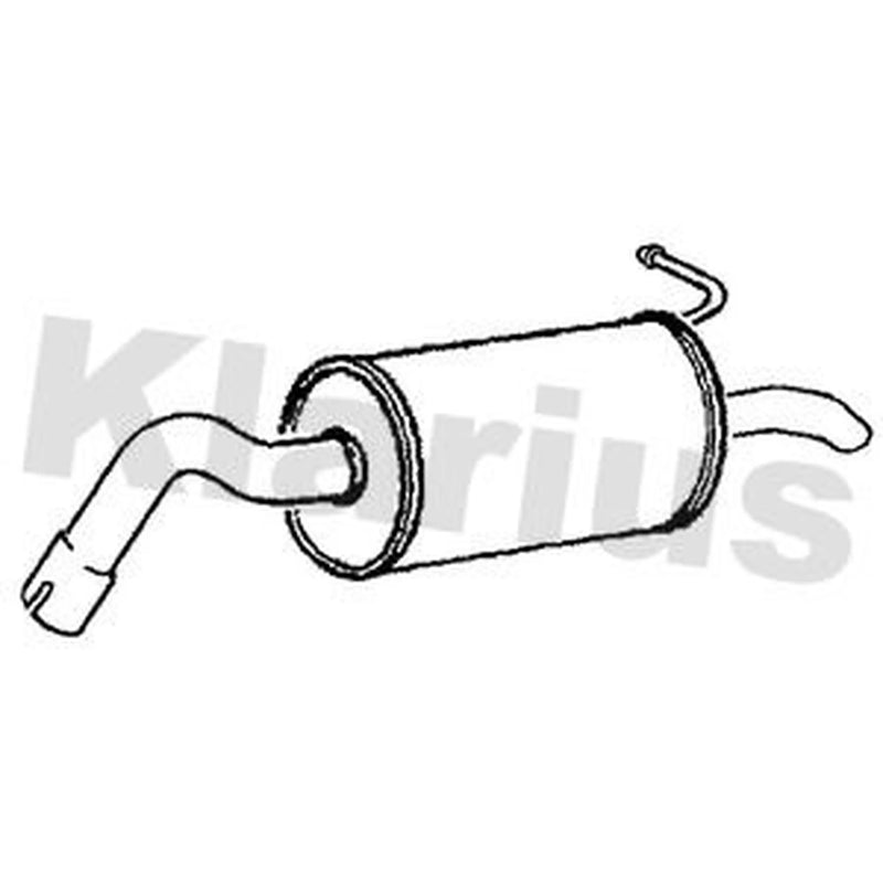 Klarius Box With Tail Pipe Rear FE899L