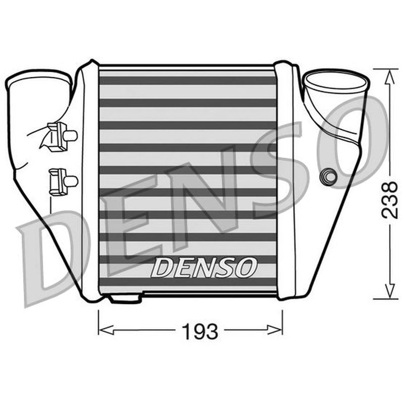 Denso Intercooler (Charge Air Cooler) Left DIT02006
