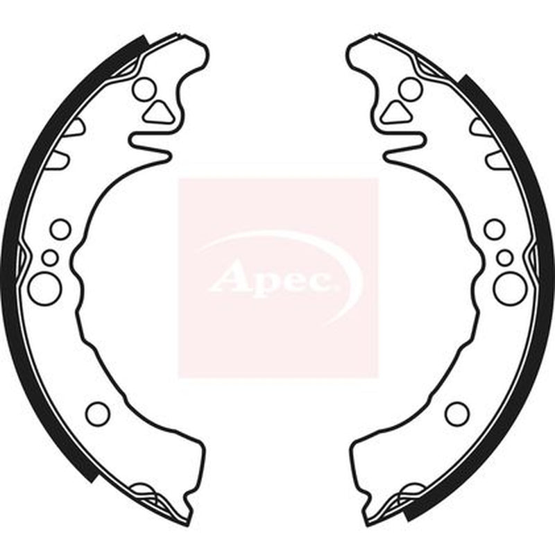 Apec Brake Shoe Set Axle Kit SHU687