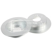 Borg & Beck 2 x Solid Rear Brake Discs BBD4540