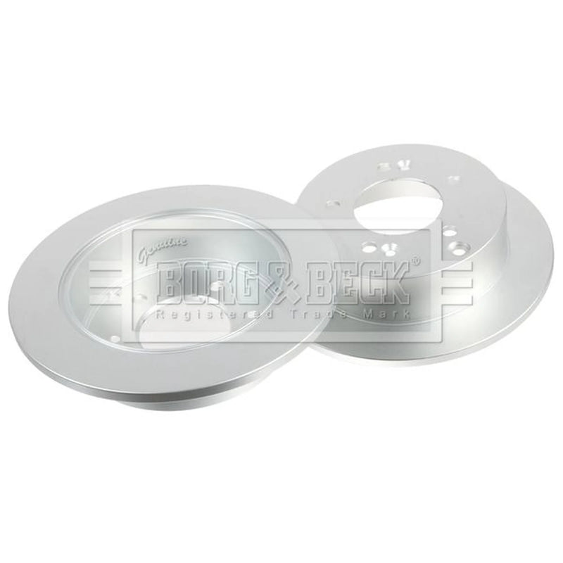 Borg & Beck 2 x Solid Rear Brake Discs BBD4540