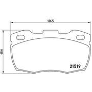 Brembo Front Brake Pad Set P44015