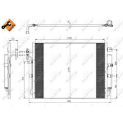 NRF Air Conditioning Condenser 350217