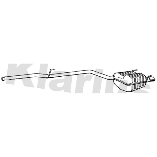 Klarius Box With Tail Pipe Rear MZ584K