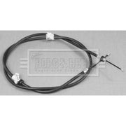 Borg & Beck Handbrake Cable Left Rear BKB3094