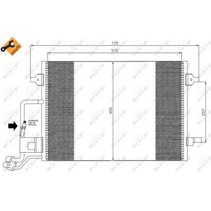 NRF Air Conditioning Condenser 35359