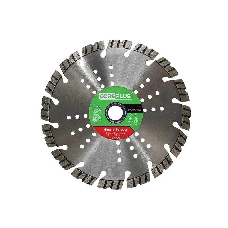CorePlus GP230E Elite General-Purpose Diamond Blade 230mm - CORDBGP230E