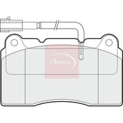 Apec Front Brake Pad Set PAD1536
