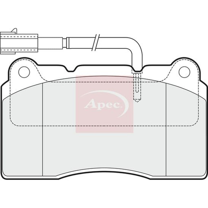 Apec Front Brake Pad Set PAD1536