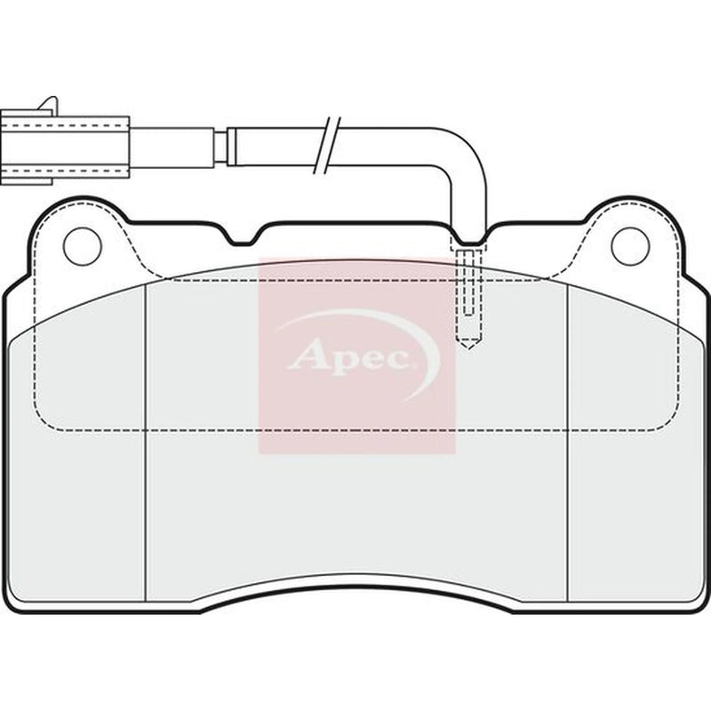 Apec Front Brake Pad Set PAD1536