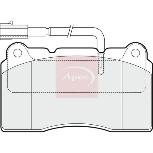 Apec Front Brake Pad Set PAD1536