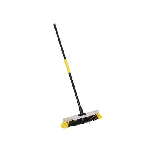 Bulldozer Dual Fill Soft PET Broom with Metal Scraper 457mm (18in)