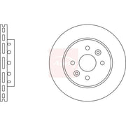 Apec 2 x Vented Front Brake Discs DSK2189