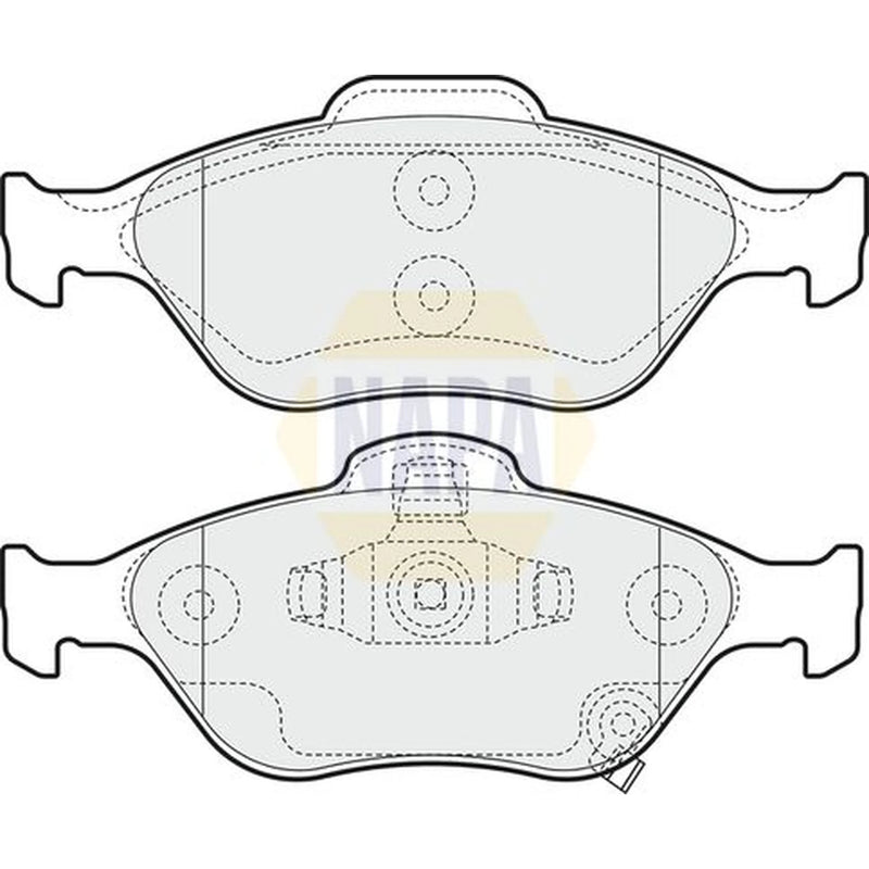 NAPA Front Brake Pad Set NBP1184
