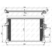 NRF Air Conditioning Condenser 35754