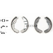Textar Brake Shoe Set Axle Kit 91065200